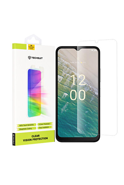 Techsuit Folie pentru Nokia C32 - Clear Vision Glass - Clear
