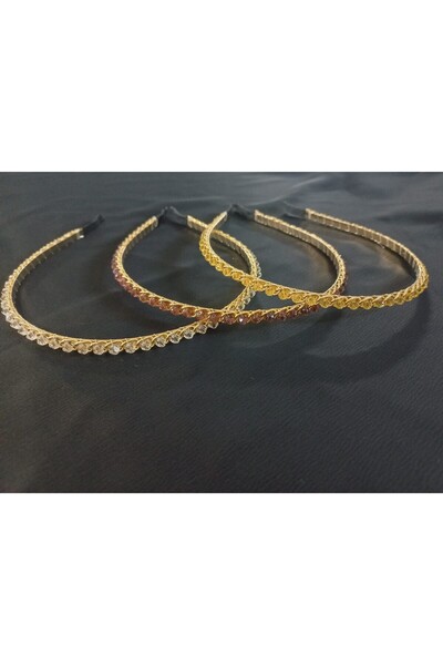 Lissa Aksesuar Coroană cu 3 pietre de cristal