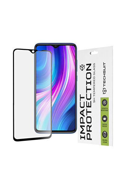 OEM Folie pentru Xiaomi Redmi Note 8 Pro, 111D Full Cover/Full Glue Glass, Black