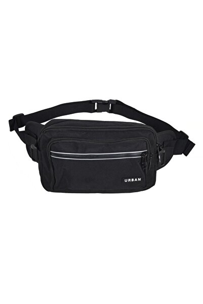 OEM Men's Bag Black Patch "URBAN" 26x10x16cm