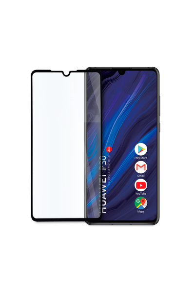 Magic Προστατευτικό οθόνης Magic, συμβατό με Huawei P30, σκληρυμένο γυαλί, μαύρο/διαφανές