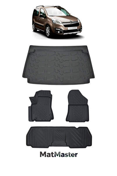 MatMaster Citroen Berlingo 2012 Model 5D Premium Ekstra Havuzlu Paspas Ve Bag...