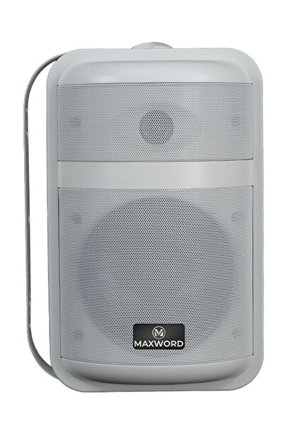 Maxword MDS-106TW Yüksek Kaliteli 250W 6.5 İnç 16 ohm/100V İki Yollu Duvar Tipi Sütun Hoparlör