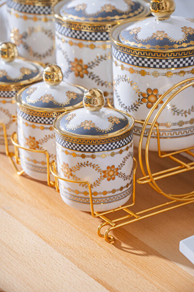 ACAR Samara 7-Piece Spice Rack Set with Stand