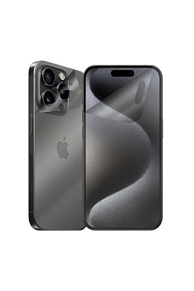 Optim Solution Σετ διαφανούς μεμβράνης πίσω οθόνης για Apple iPhone 12, υδρογ...