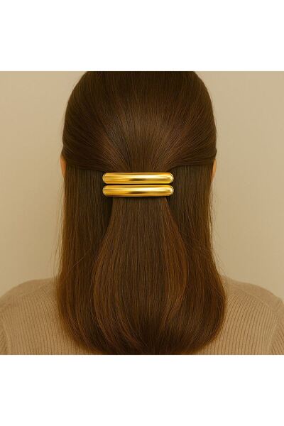 OEM Clama Par Dubla Aurie pentru Femei 7.5cm