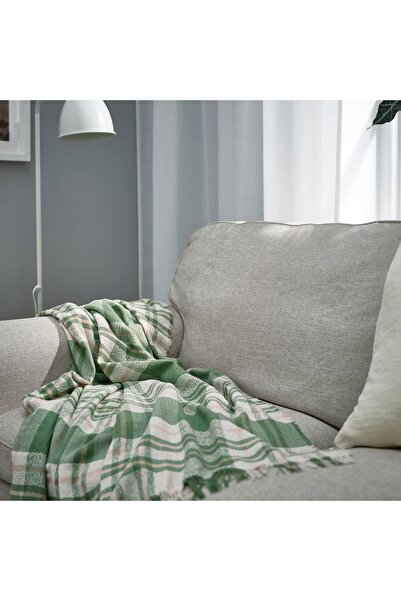 IKEA Cover, Green-Off-White, 130X170 cm