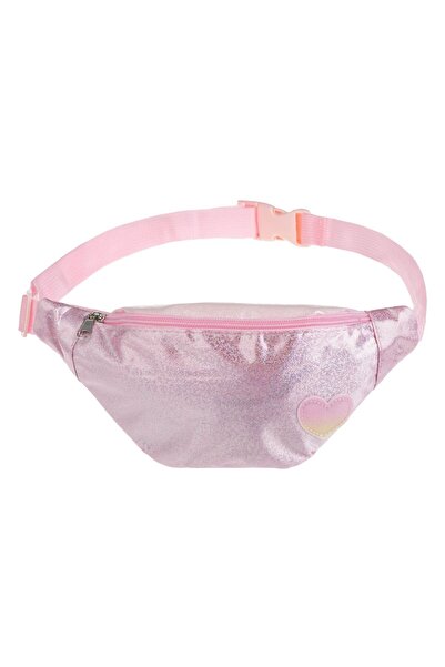 OEM Rainbow Glitter Heart Bag for Kids 22x5x10cm