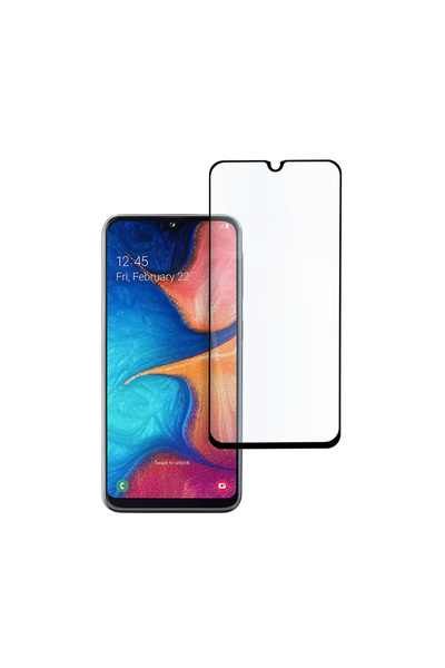 Magic Προστατευτικό οθόνης Magic, συμβατό με Samsung A20e, σκληρυμένο γυαλί, μαύρο/διαφανές