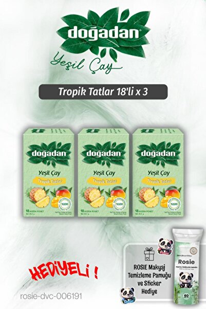 Doğadan Tropical Flavors 18-Pack X 3 and Rosie Cotton Gift
