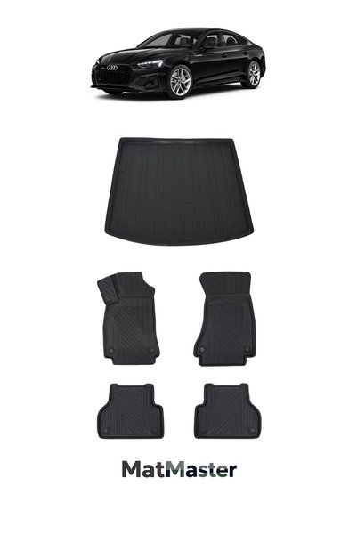 MatMaster Audi A4 2022 Model 5D Premium Ekstra Havuzlu Paspas Ve Bagaj Havuzu...