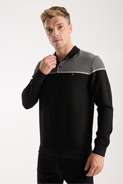 Polo Yaka Sweatshirt