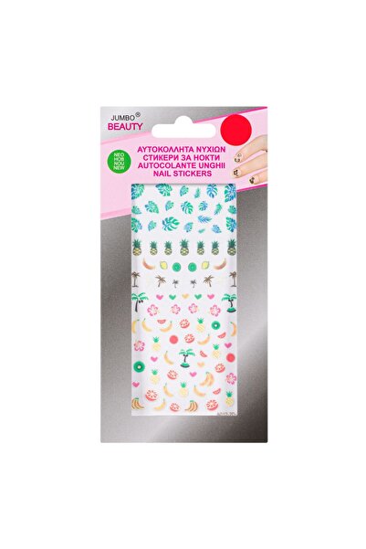 OEM Autocolante pentru Unghii Model 2D Frunza & Fructe Tropicale