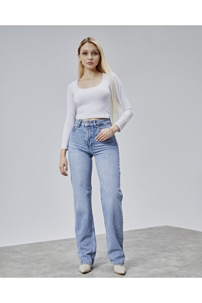 BEJNA Women's Straight Fit Jean