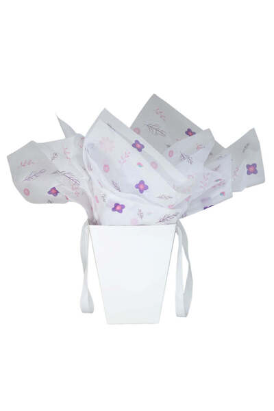 Papette Set of 50 pieces FLORAL tissue paper Model 2