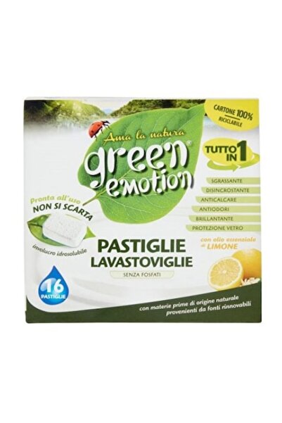 PACCHİ Detergent pentru masina de spalat vase Green Emotion cutie 16 tablete