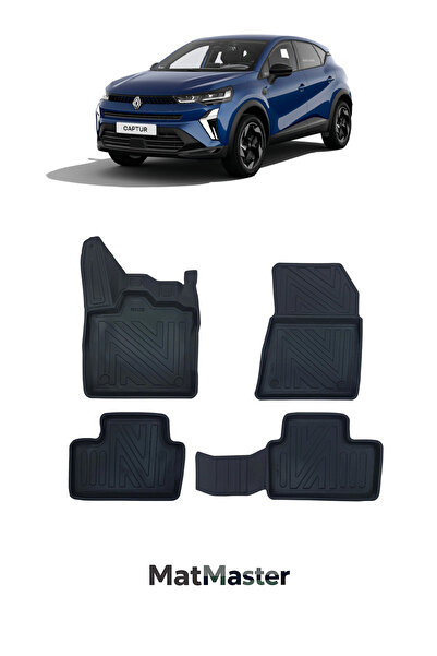 MatMaster Renault Captur 2025 Model 5d Premium Ekstra Havuzlu Paspas