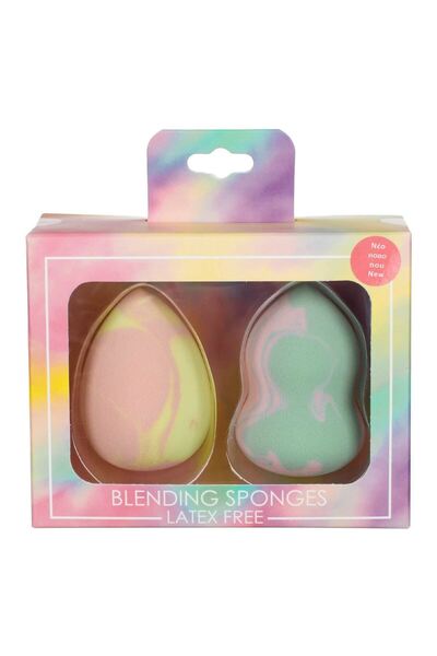 OEM Tie Dye Drop Makeup Sponges 4x6.5cm - 2pcs