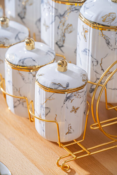 ACAR Camel 7 Piece Spice Rack Set with Stand