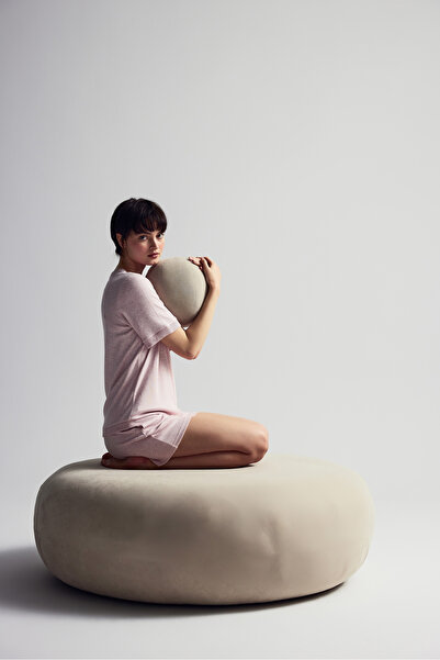 Hays Kadın Pamuklu Örme Kısa Kollu Şortlu Takım