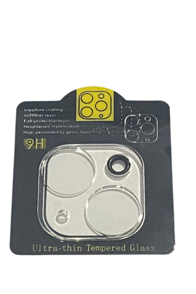 OEM Folie sticla premium, pentru iPhone 14, protectie camera spate, rezistenta 9H