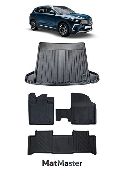 MatMaster Togg T10X 2024 Model 5D Premium Ekstra Havuzlu Paspas Ve Bagaj Havu...
