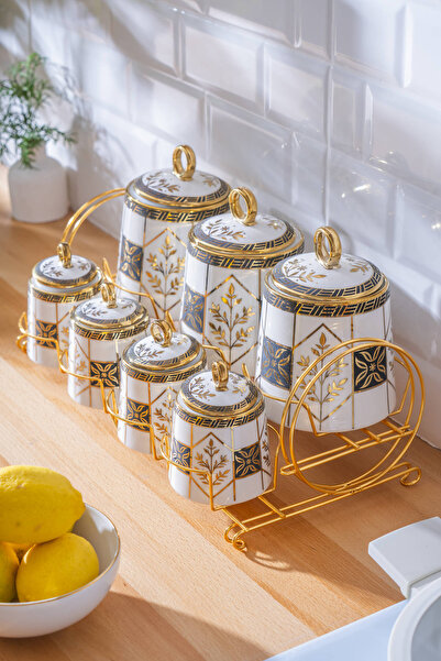 ACAR Flavye 7 Piece Spice Rack Set with Stand