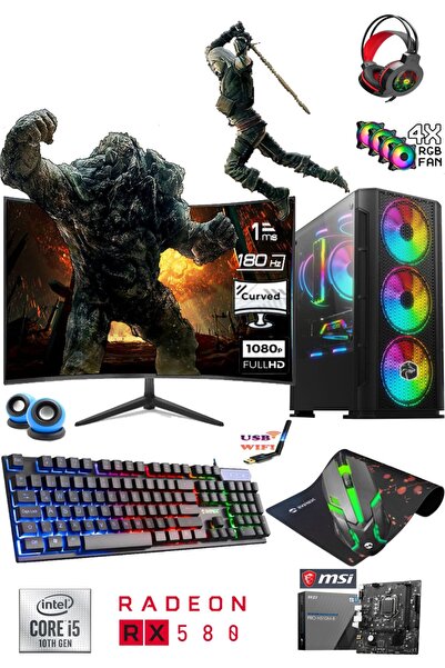 Apphirex TC140X I5-10400F 32GB 1tb M.2 Nvme SSD RX580 8gb 256BIT 24'' 180hz M...