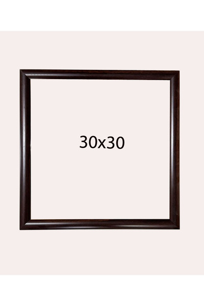 AS TİCARET 30x30 Çerçeve ( Postersiz ) - Bos1004 kahverengi