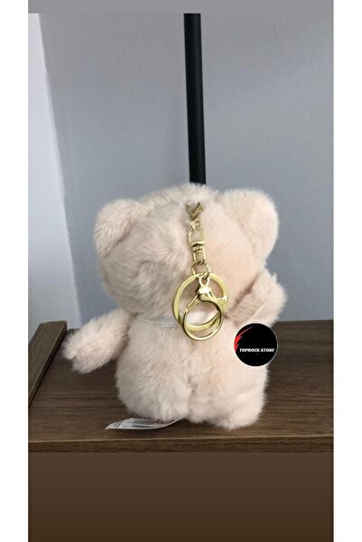 TOPROCKSTORE Sevimli Kıyafetli Ayıcık Peluş Oyuncak Anahtarlık Hediyelik Uyku Arkadaşı 15 Cm