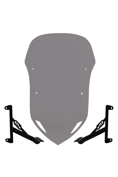 GP KOMPOZİT SYM Dragon DRG 160 2023-2024 Uyumlu Ön Cam Füme 58 cm