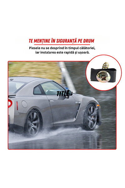 MaxTech Set mixt 170 buc. clipsuri / cleme auto U-NUT otel inoxidabil pentru fixare ornamente si caroserie