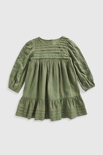 MOTHERCARE Green Woven Dress