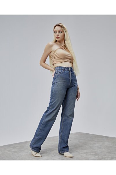 BEJNA Blugi pentru femei cu croiala dreaptă