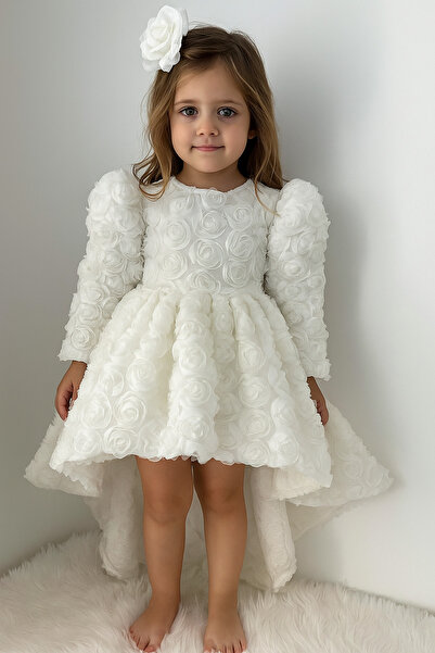 Mirace Styl 3dgül çocukabiye düğün organizasyon doğumgünü mevzuniyet elbisesi