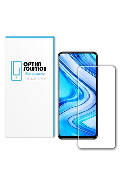 Optim Solution Folie 2.5D Sticla securizata pentru Xiaomi Redmi Note 9 Pro 5G 9H Anti-Explozie, Oleophobic