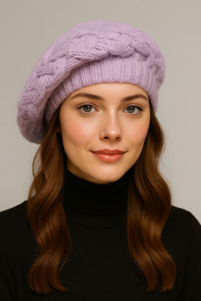 SİSTEM PELUŞ قبعة ريسام موديل ذات نمط مضفر