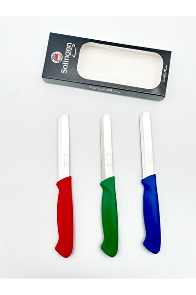 Solingen Orijinal Ritter Micro 3 Adet Doğrama Bıçağı Kırmızı-Yeşil-Mavi