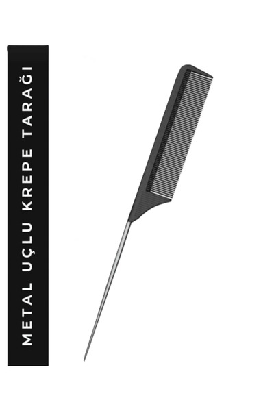 Nofella Çelik Saplı Krepe Tarağı
