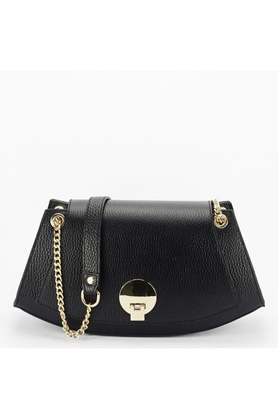 SOFILINE Geantă elegantă neagră din piele naturală B-1488 122