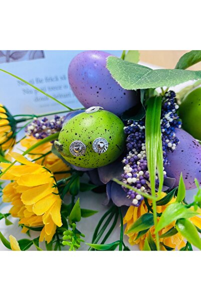 Flippy Σκουλαρίκια Jolie από ασήμι 925, με σχέδιο καρδιάς σε κύκλο, 8 x 8 mm, 1,6 g