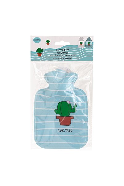 OEM Blue Hot Water Pillow with Cactus Stripes 300ml