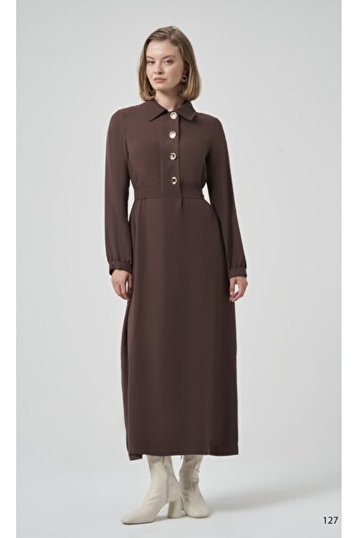 Nuss Φόρεμα με γιακά πουκάμισο με τέσσερα κουμπιά 2007