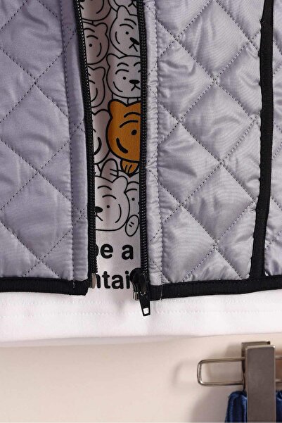 kidello Baby Boy in Gray Coat 3-Piece Set (1-3 Years Old)