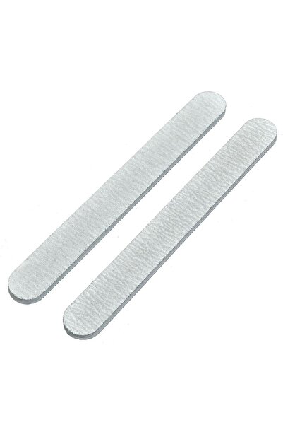 OEM Silver Straight Nail Files 100-120 - 2pcs