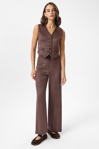 TIFFANY&TOMATO Süet Yelek