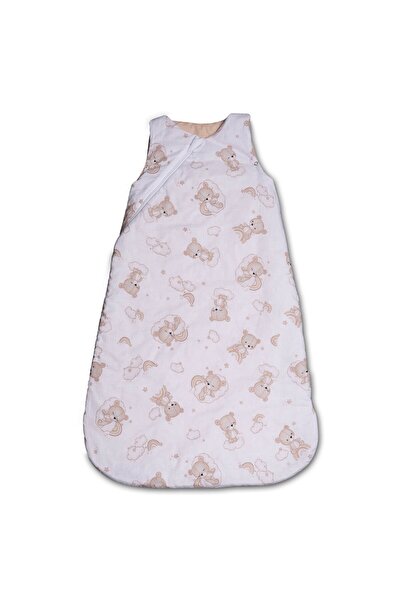 Kidizi Adjustable Cotton Sleeping Bag for Babies 0-24 Months, Sleepy Teddy, 1 tog