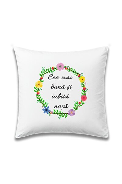 OEM Personalized pillow with message: 'The best and most beloved godmother', ...