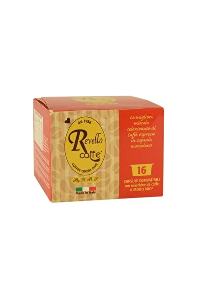 Revello Oro coffee capsules compatible with Lavazza Modo Mio 16pcs