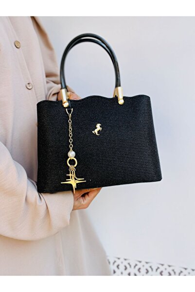 H&D COLLECTİON حقيبة نسائية من الجلد الصناعي من ميامي بولو كلوب مع حزام للكتف واليد